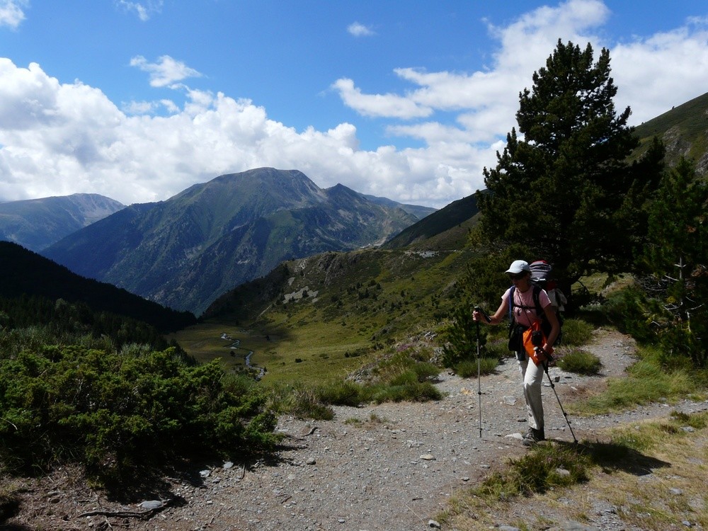 Montée le long de la piste