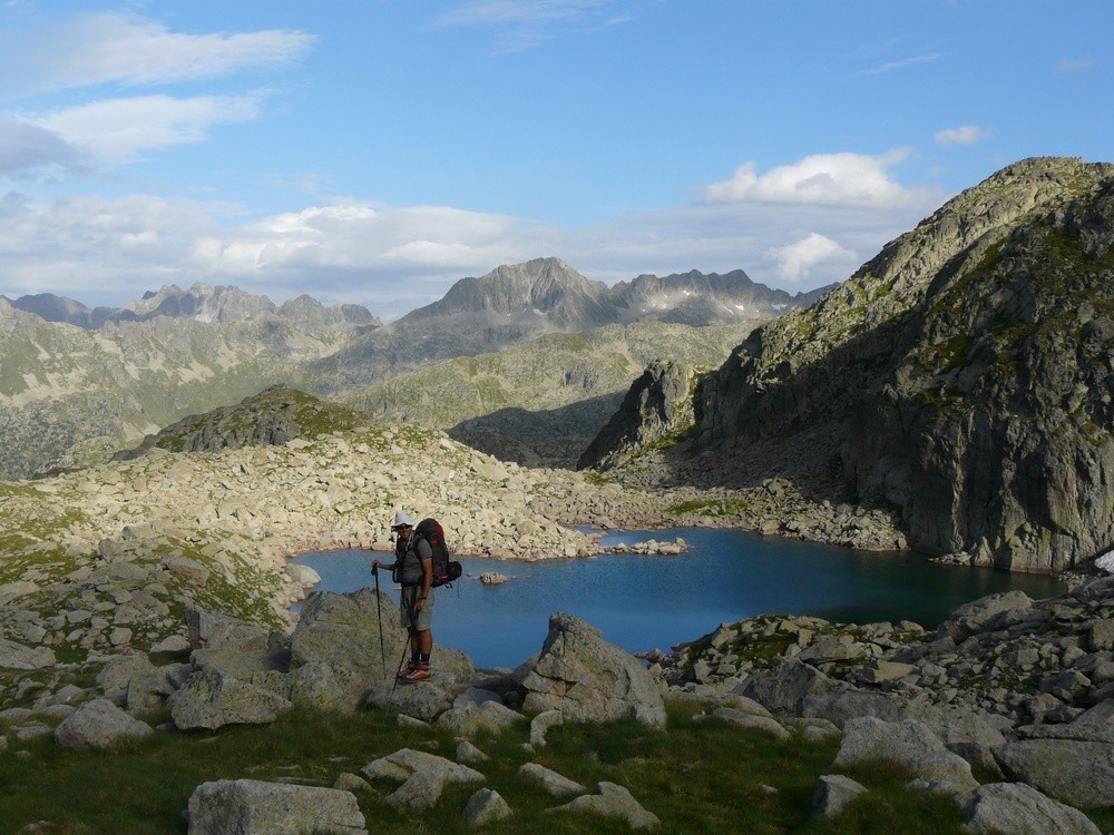 Au dessus du Lac du Port de Caldés