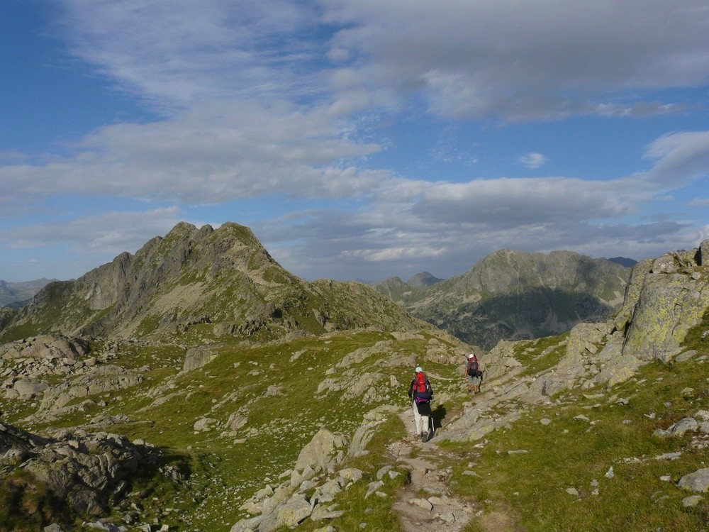 Dans la descente sur Colomèrs