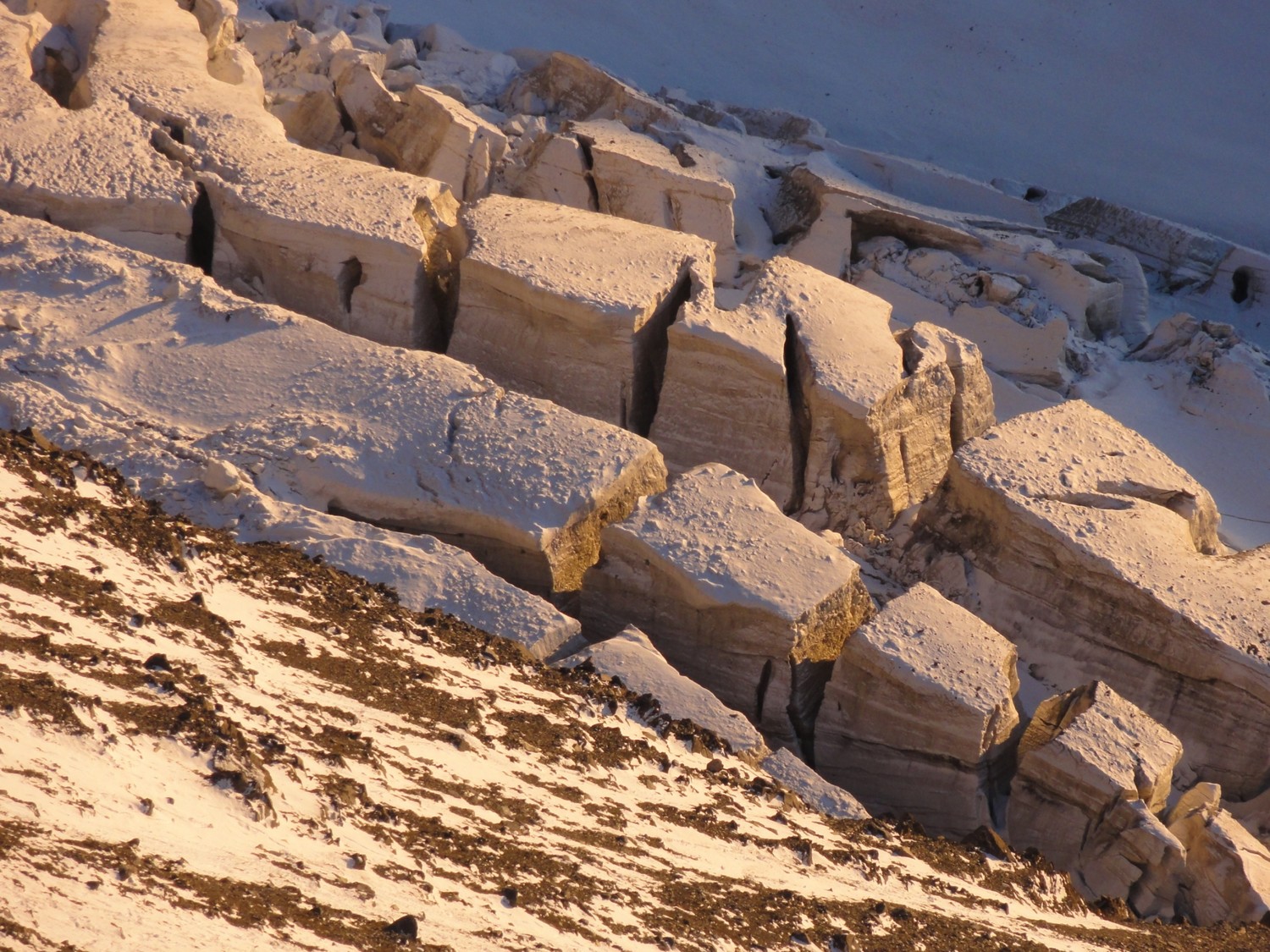 Séracs sur le glacier de Bionnassay