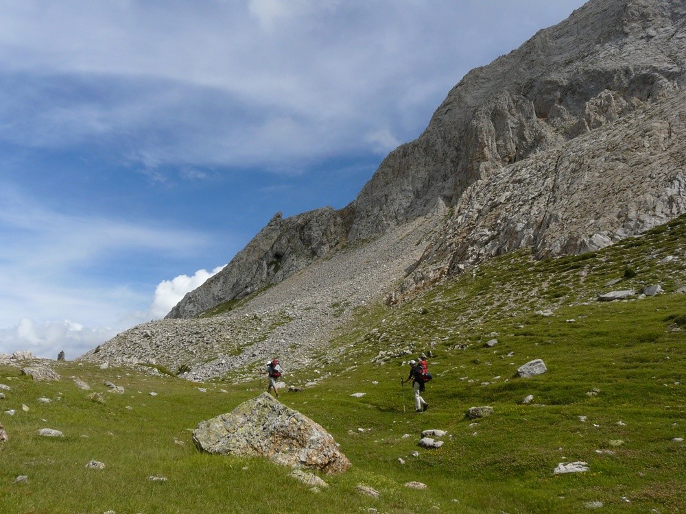 Descente du Clot de Moredo