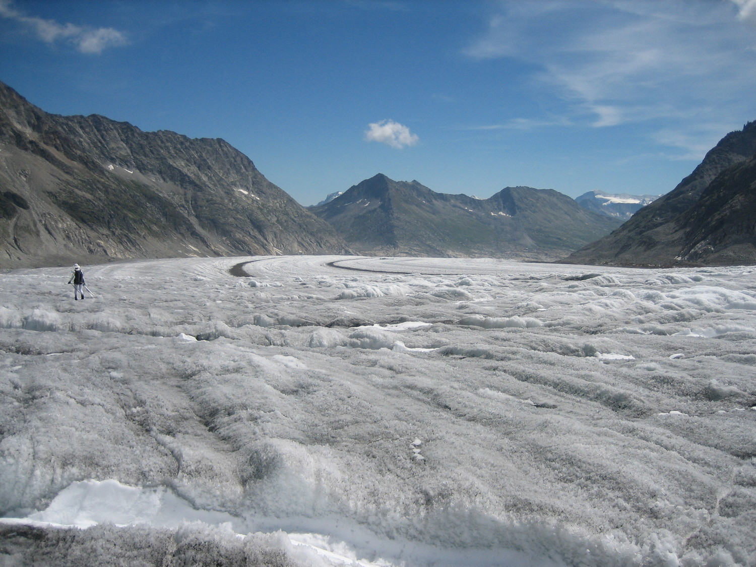 C'est encore loin la fin du glacier ?