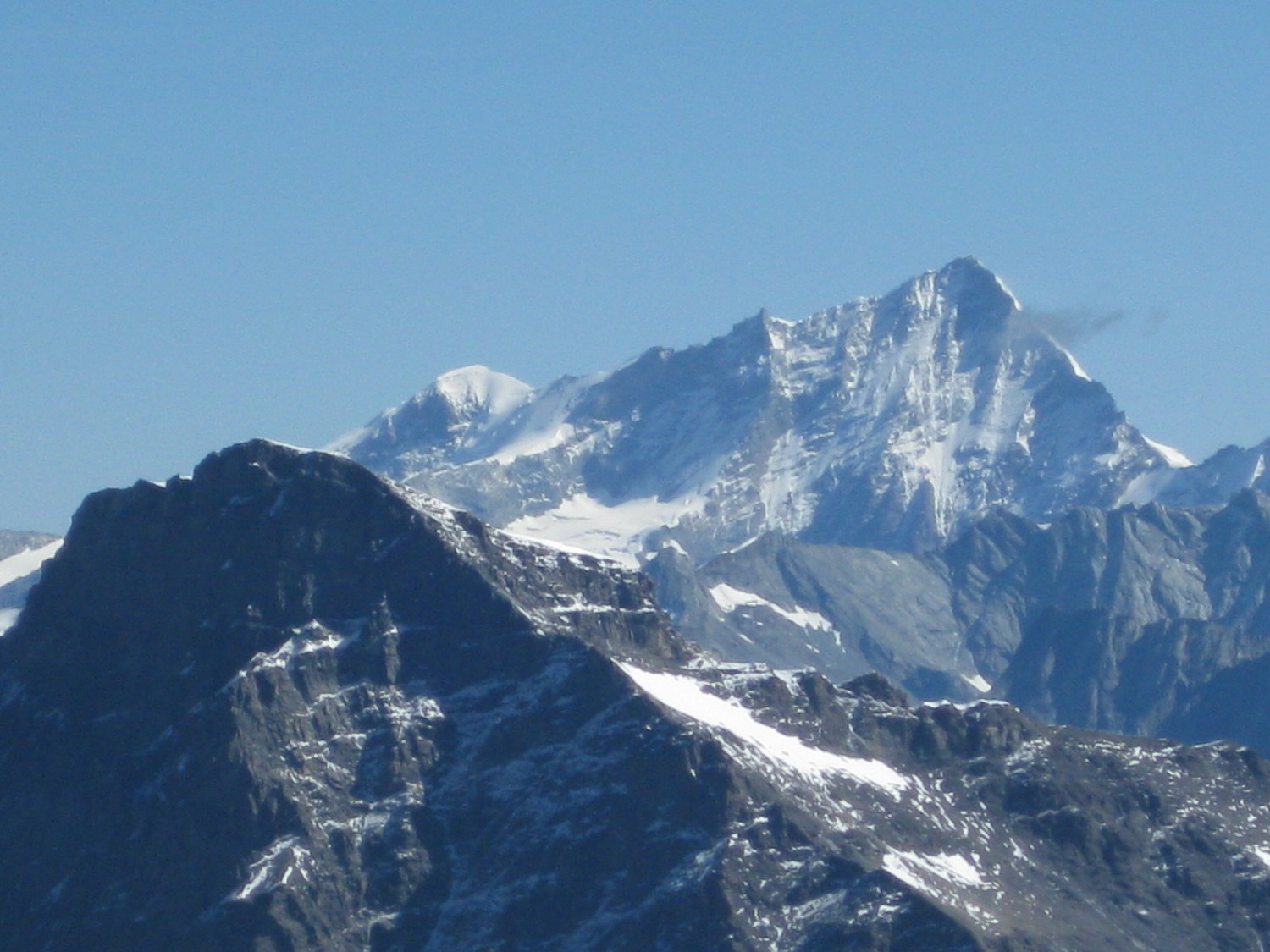 Vue sur le Weisshorn
