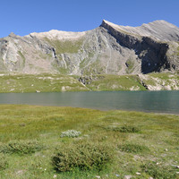 Lac Egorgéou 2394m, la Taillante 3197m. 07/2010, par omα