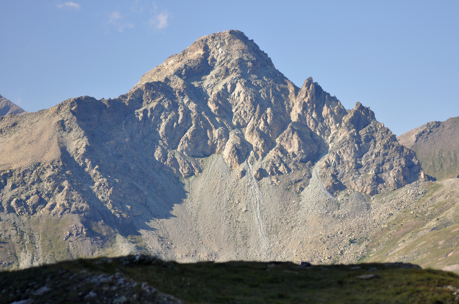 Le Pelvas, face sud. 07/2010
