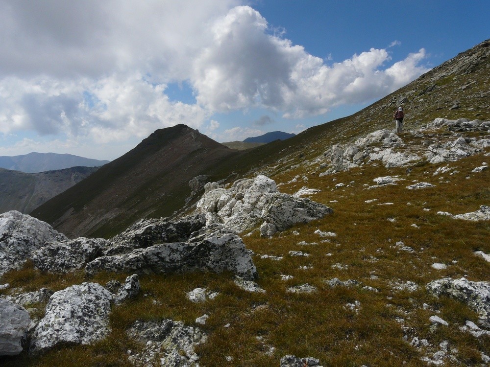 Descente sur le col de Tirapitz