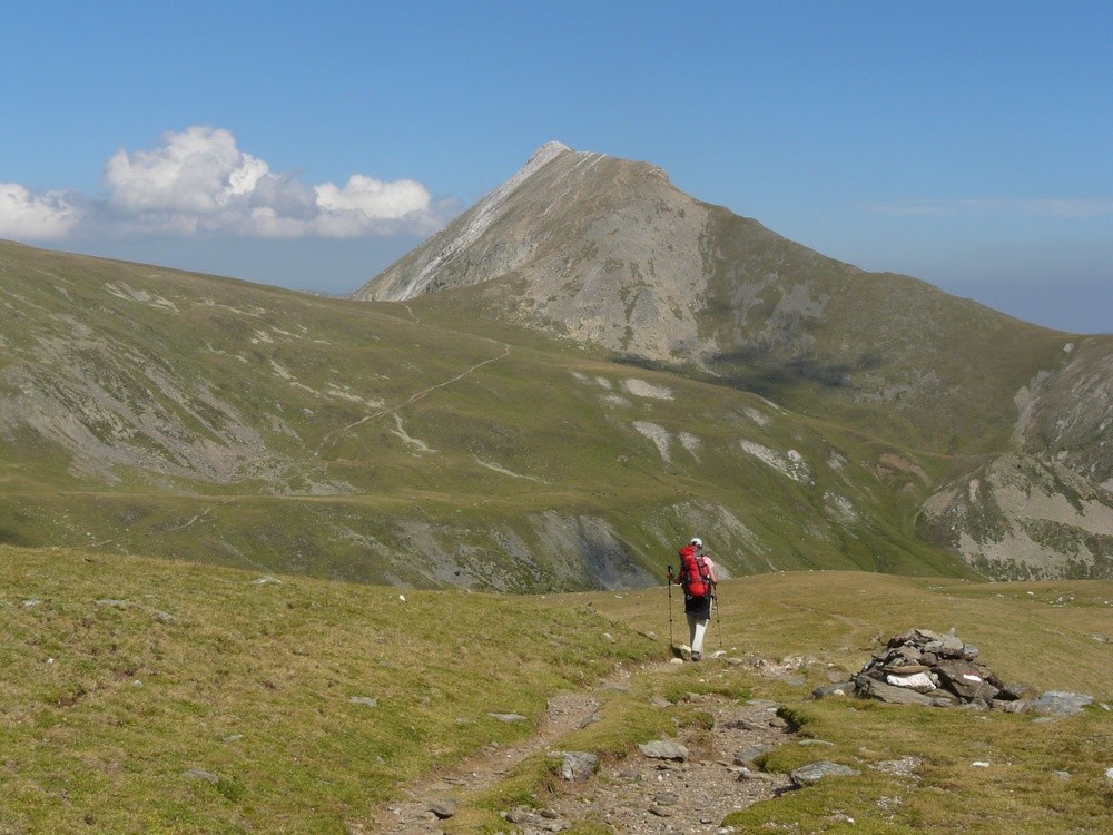 En route vers le col de la Marrana