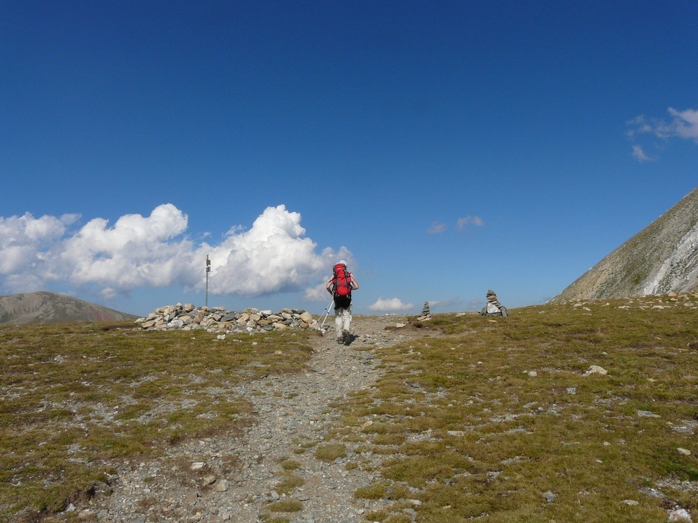 Arrivée au col de la Marrana