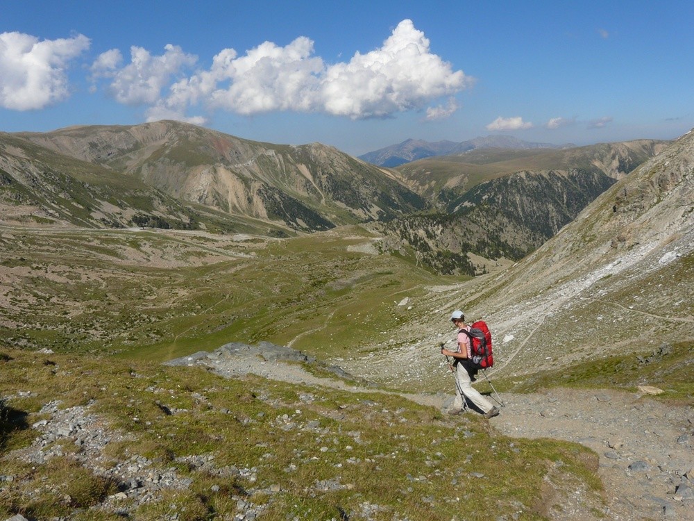 Descente du cirque Ull de Ter