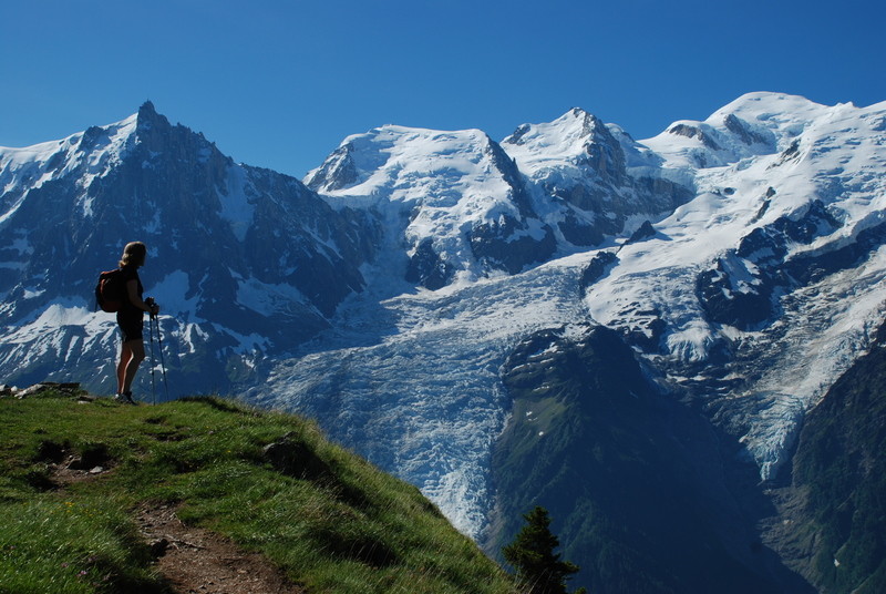 Panorama sur le Mont-Blanc depuis Bellachat