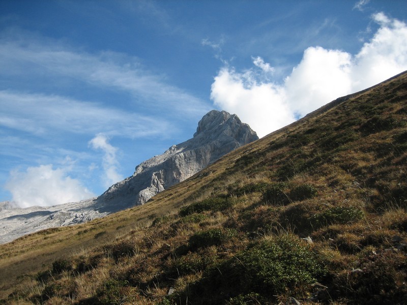 Pointe Percée depuis le pré aux chèvres
