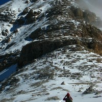 Montée par la croupe SW du Piz Boè