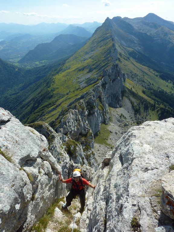 derniere cheminée avant e sommet