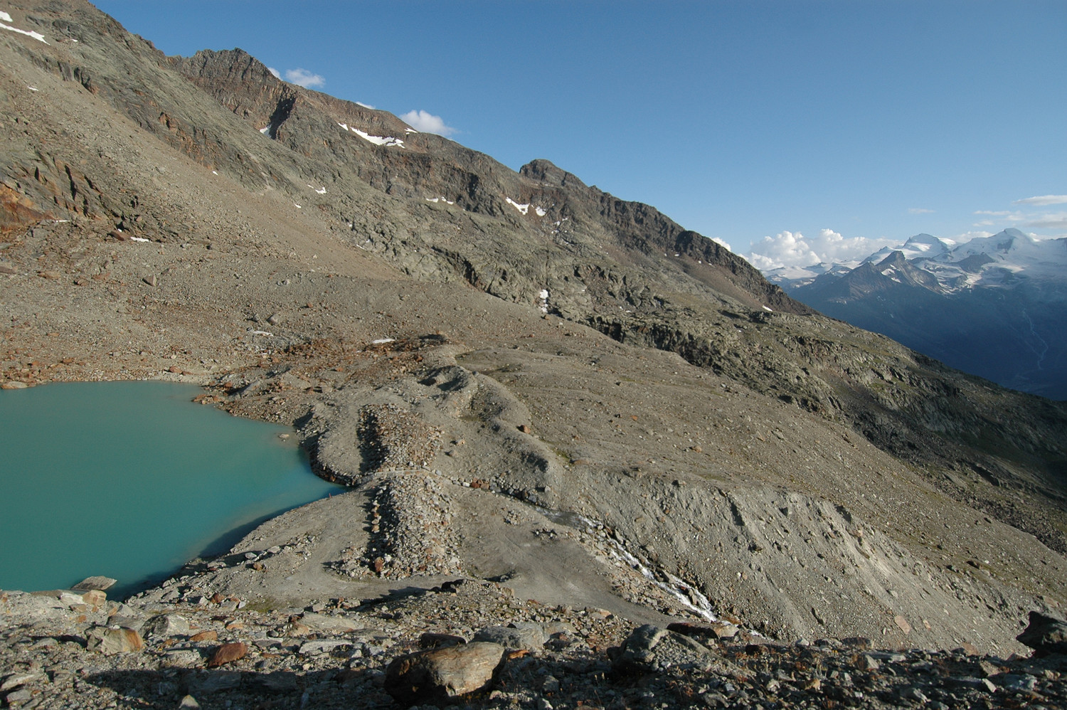 Lac Grüebe, Jegigrat and Jegihorn 3206m, NW. 08/2009