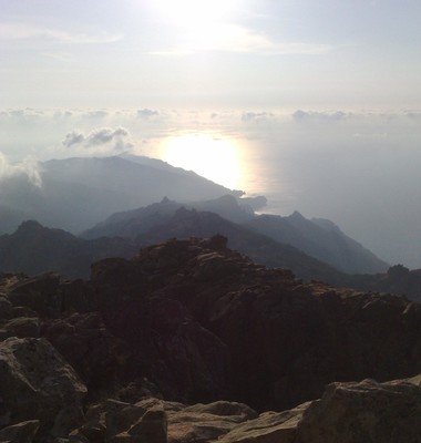 Vue des calanches de Piana depuis le Capu d'Ortu Vue des calanches de Piana depuis le Capu d'Ortu