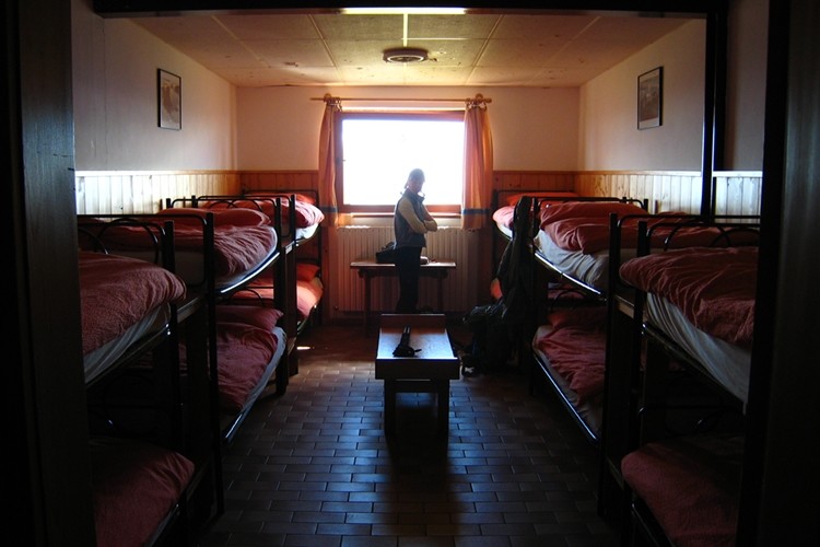 Dortoir au refuge Lagazuoi