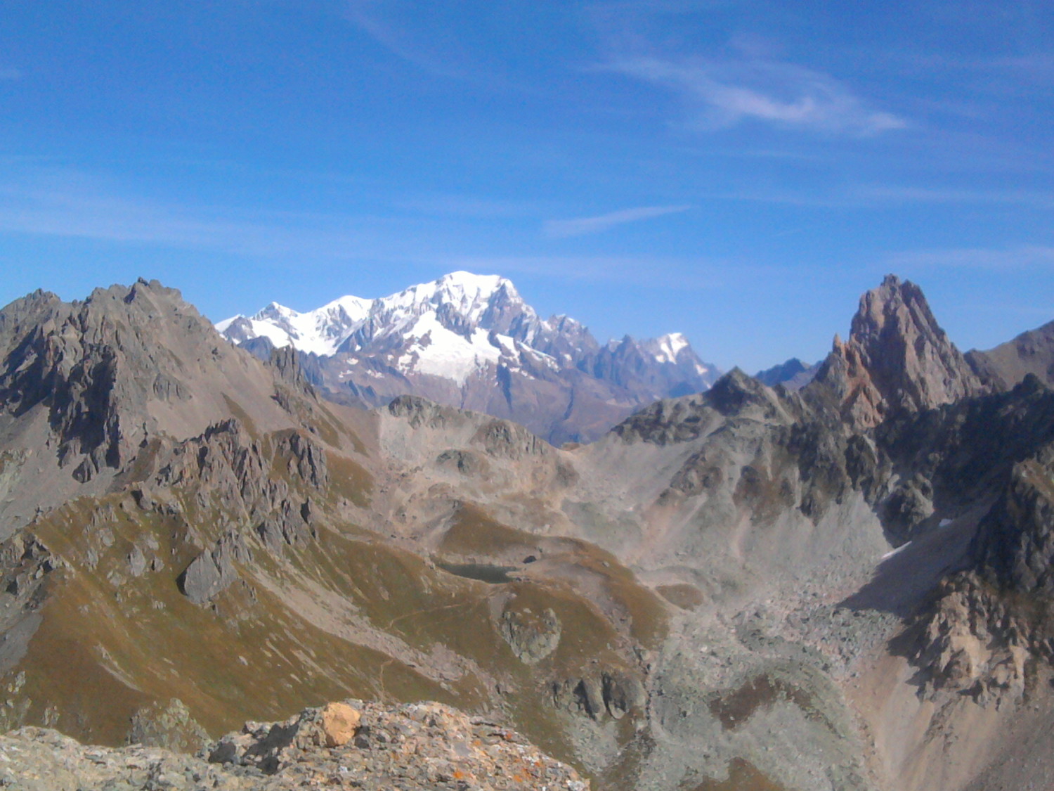 Mont Blanc et Grandes Jorasses
