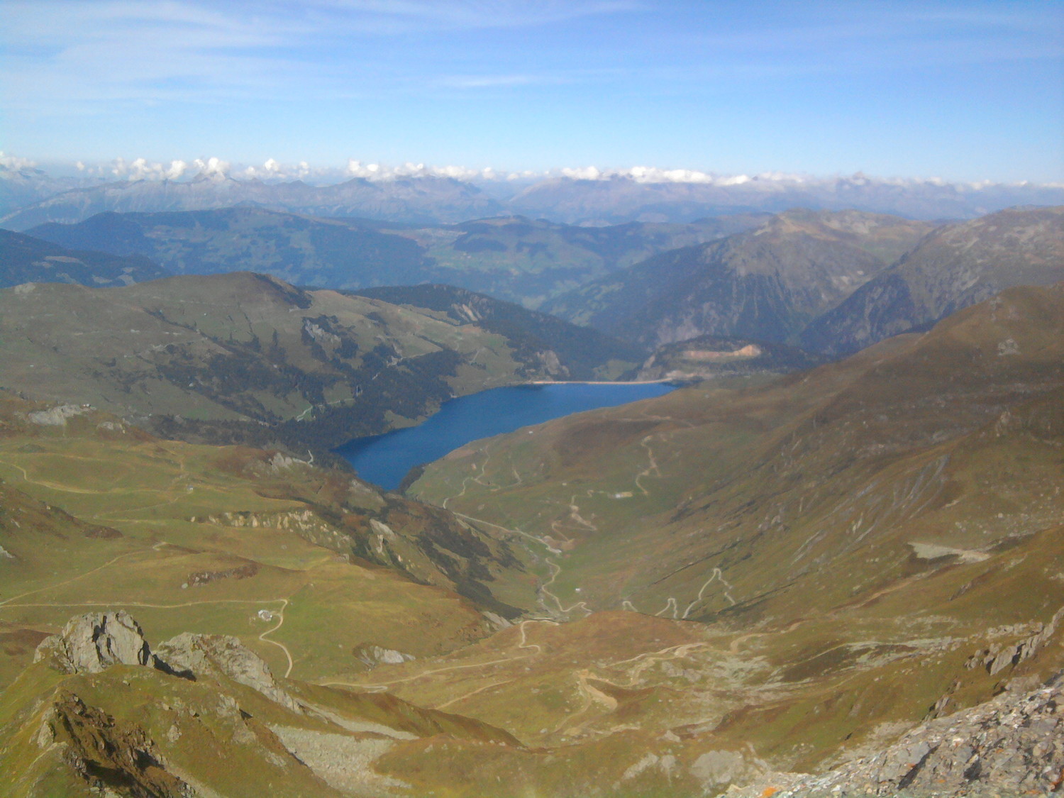 Sentier d'accès depuis le barrage de Roseland