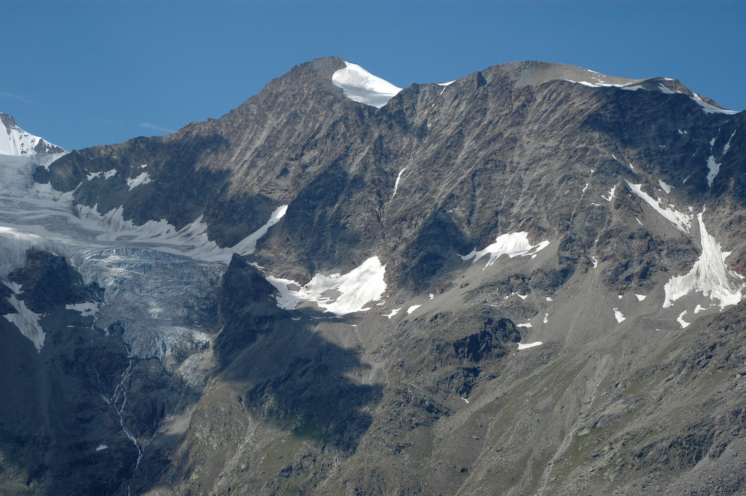 Balfrin 3796m, face E. 08/2009