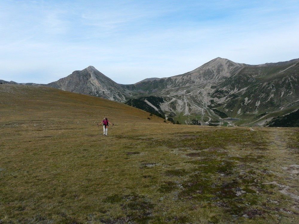 Montée de la station de Vallter au Portella de Morens