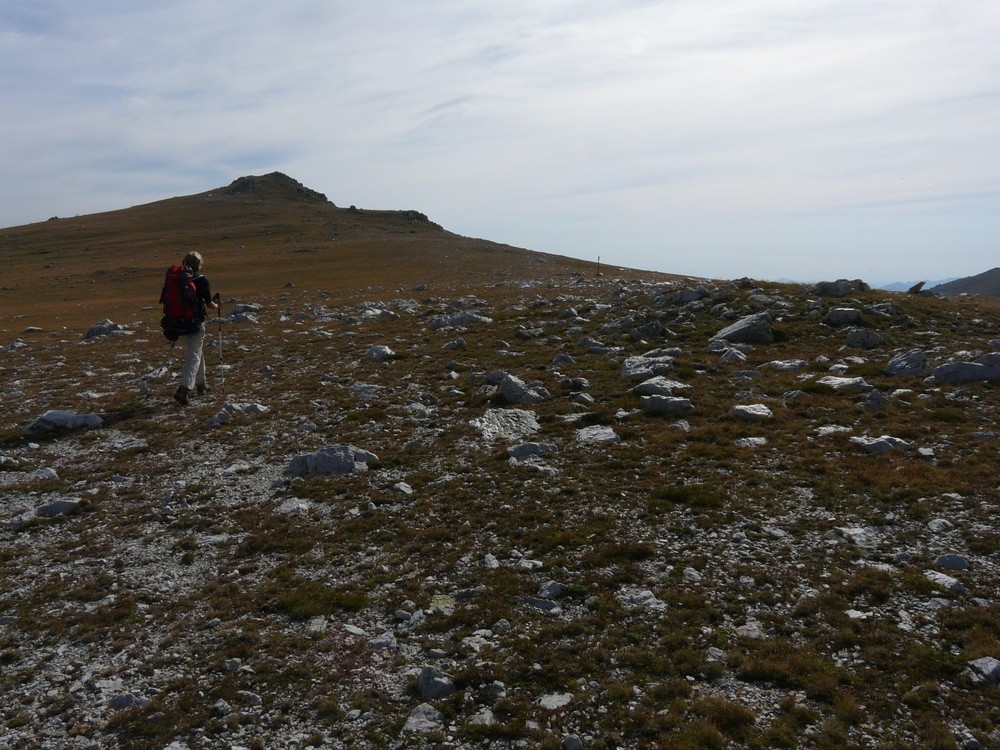 Arrivée au col Mort de l'Escoula
