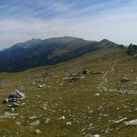 Direction le Pla Guillem et le massif du Canigou