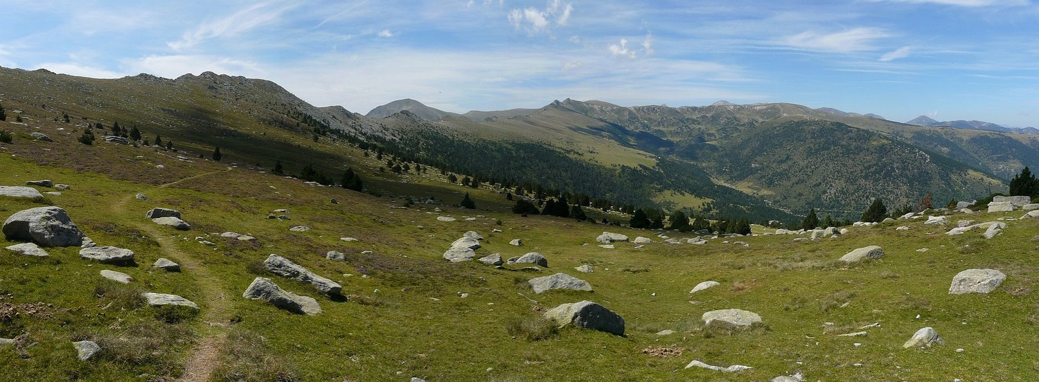 Vue sur le chemin déjà parcouru
