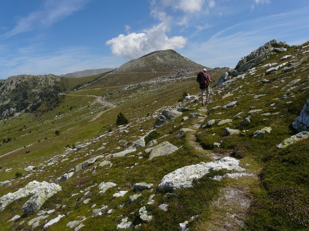 En direction du col des Roques Blanches