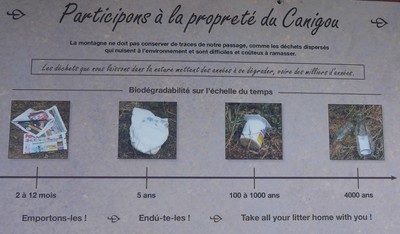 Participons à la propreté du Canigou Participons à la propreté du Canigou