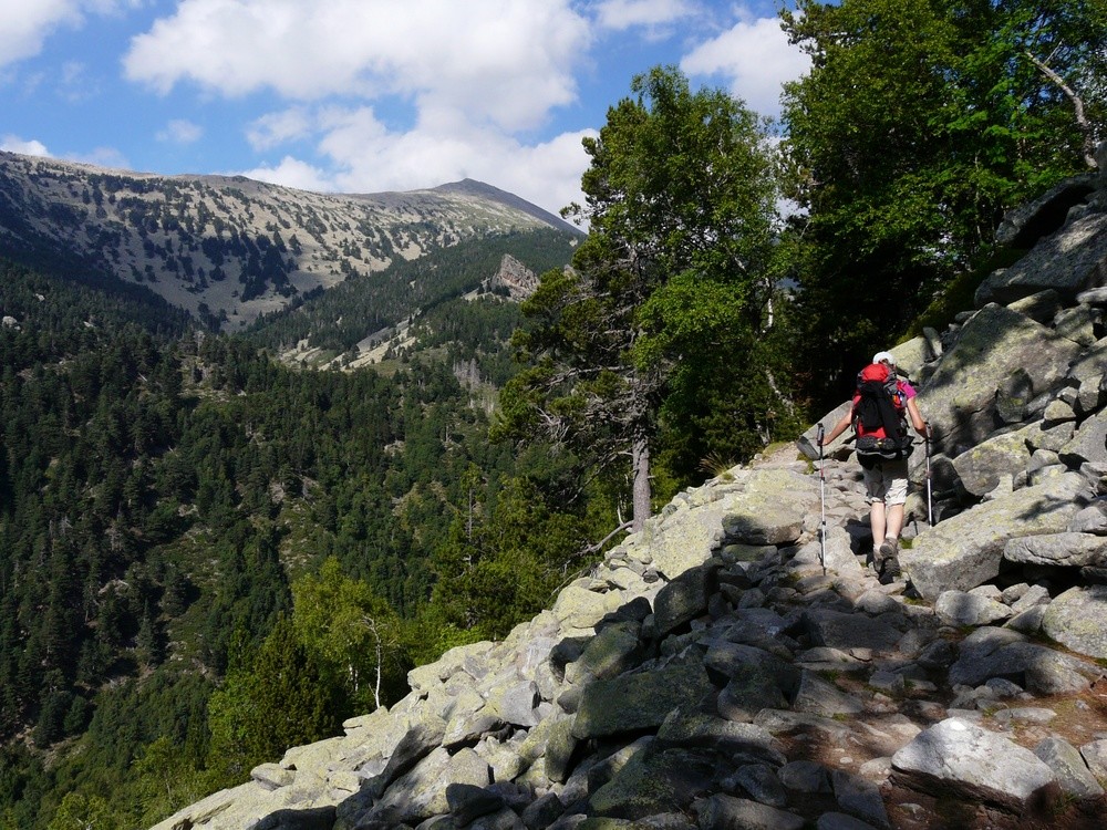 Montée à la cabane Arago