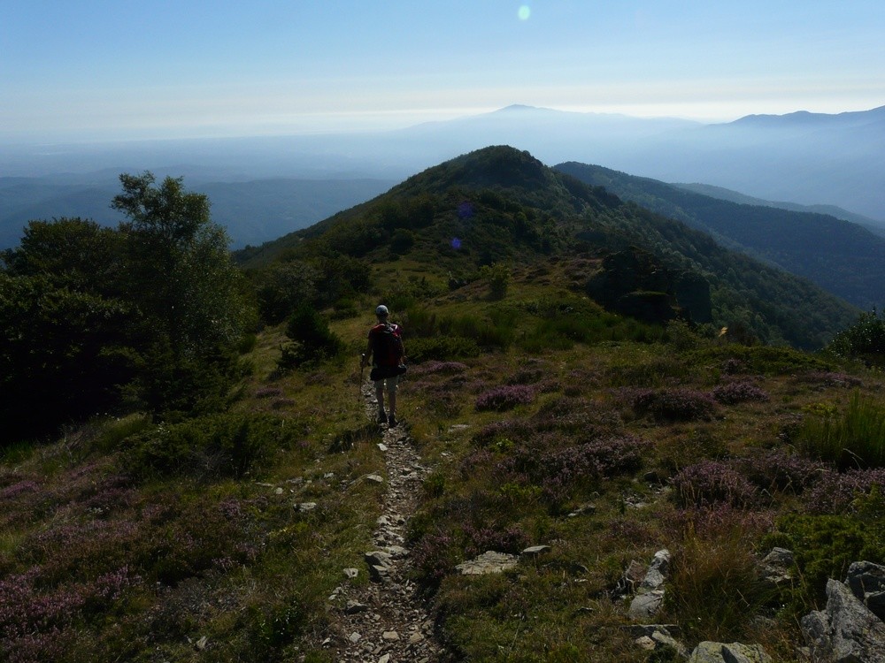Descente sur le col Bufador