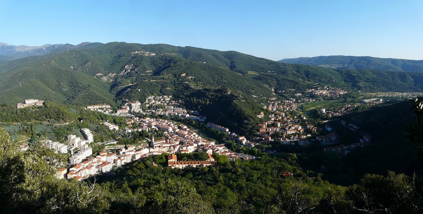 Au dessus d'Amélie-les-Bains