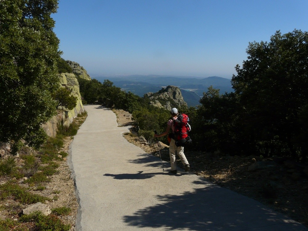 Descente sur le Col de Lli