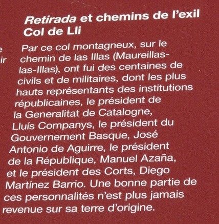 Col de Lli - Les chemins de l'exil