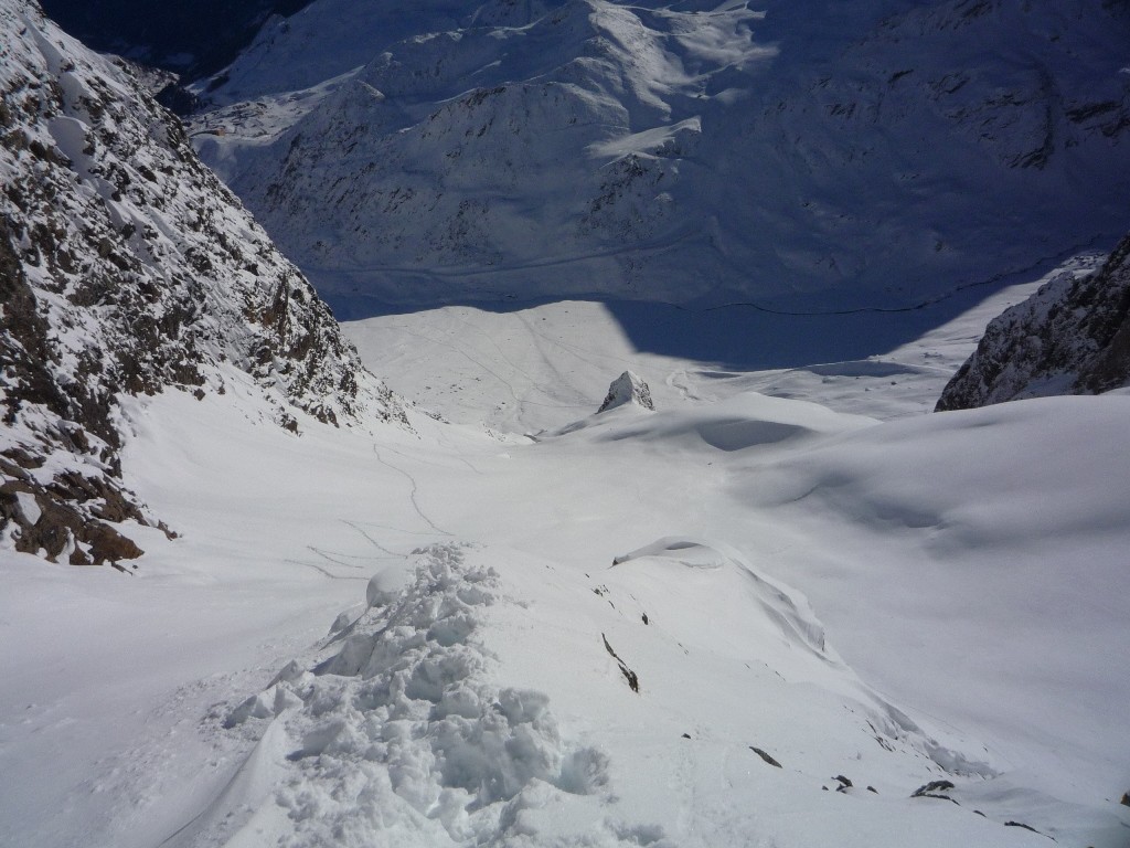 Depuis le haut des pentes médianes