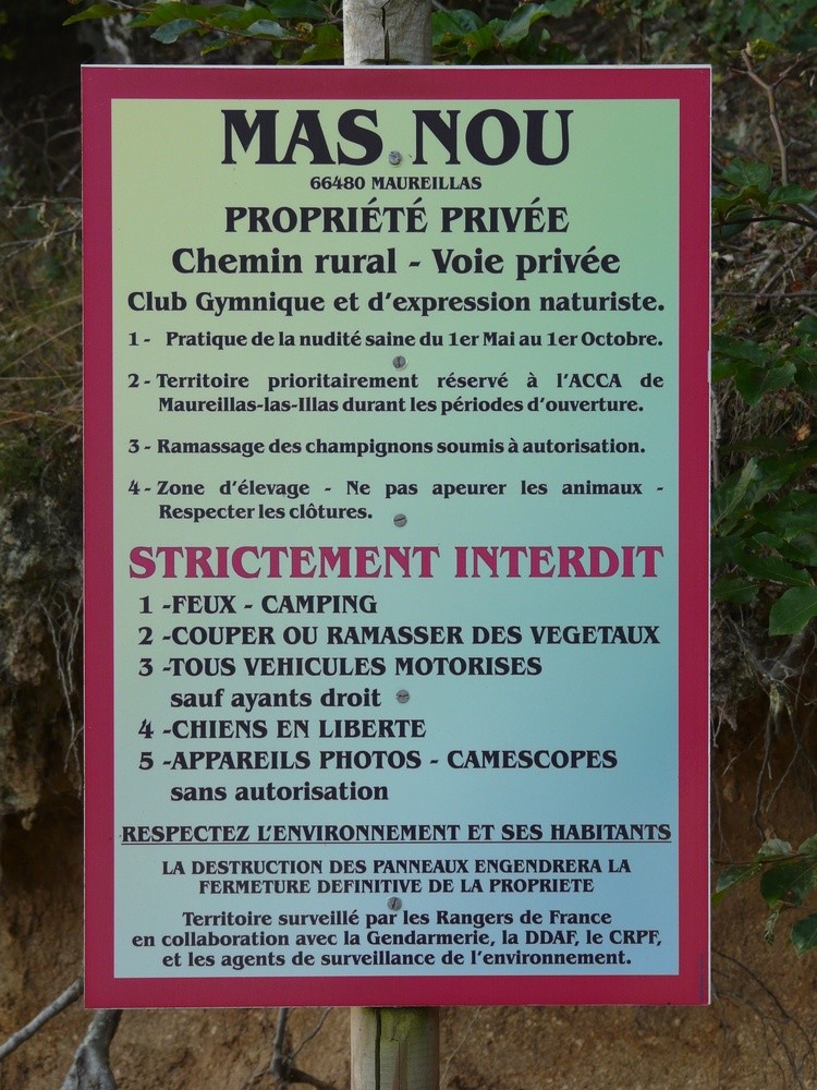 Pas per la proprietat del mas Nou