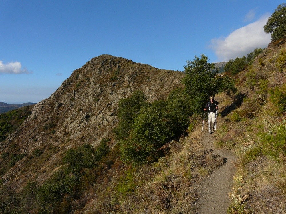 Descente sur le col des Gascons