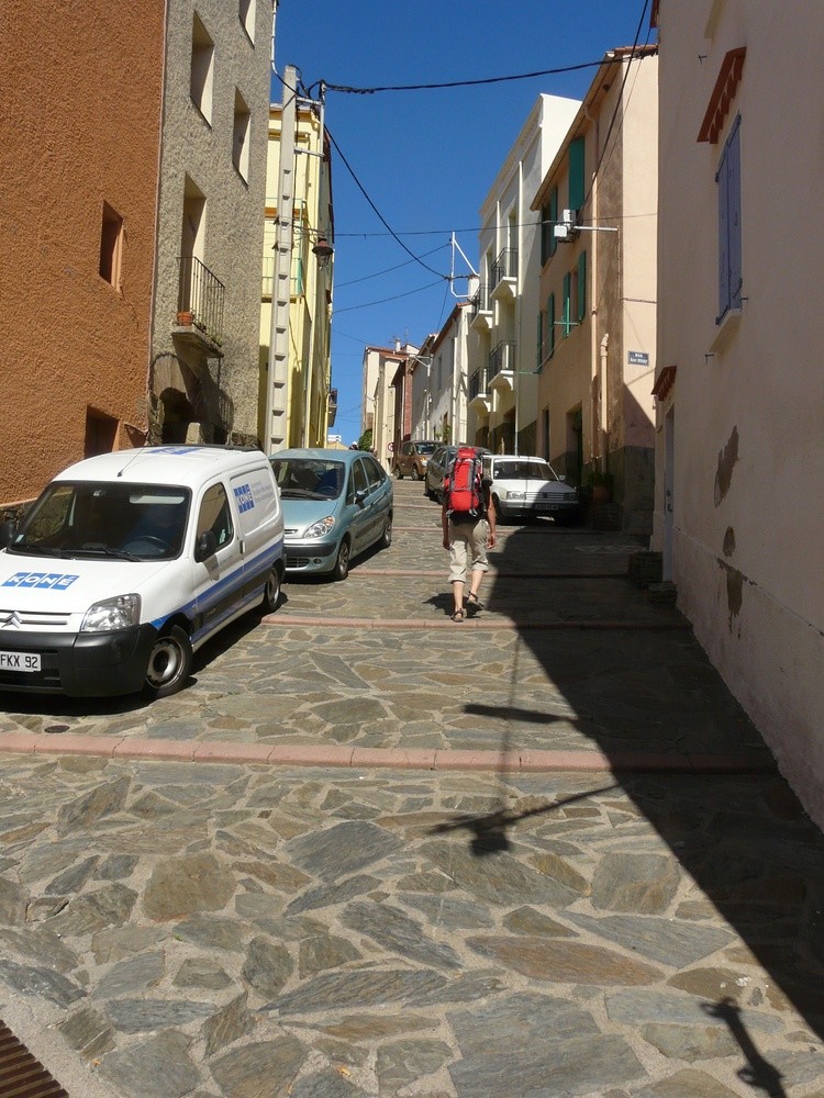 Dans les raides rues de Banyuls