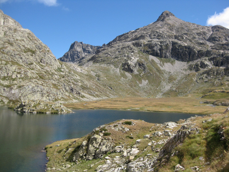 Pic de la Peyre et lac de Campoplano