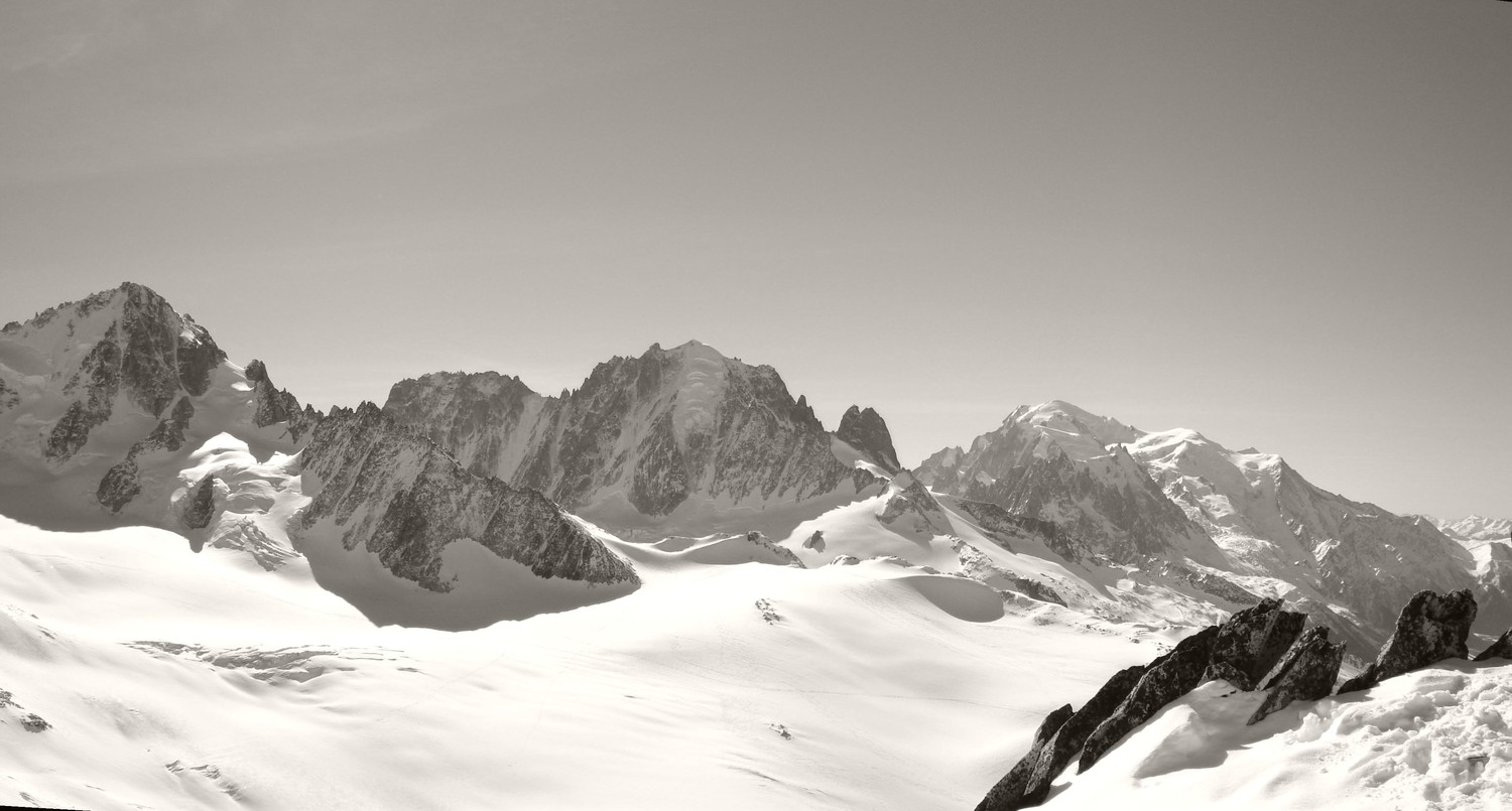 Du sommet de la pointe des Grands
