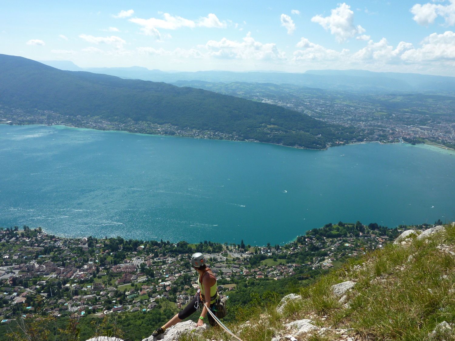 Panorama depuis le haut de la voie