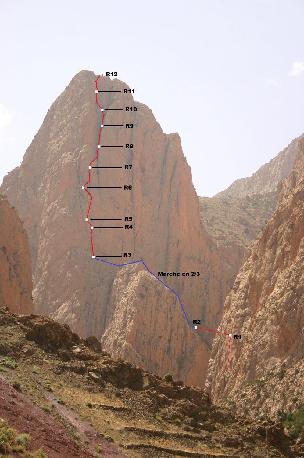 Taghia - Taoujdad - Pilier NW