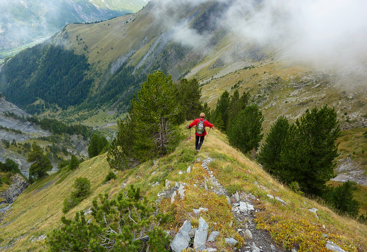 Dans le haut du verrou sous la Combe de la Vivolle