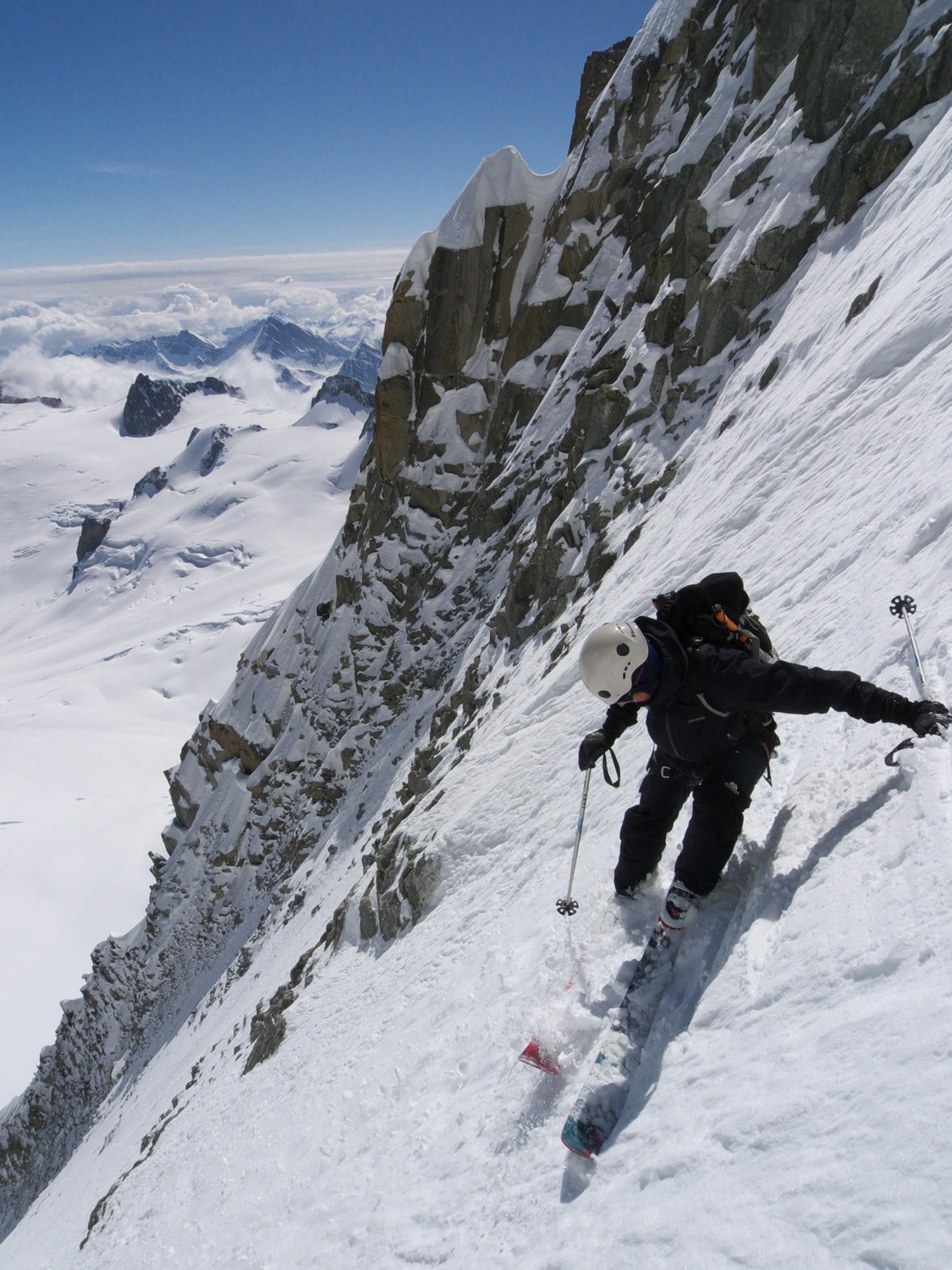 Couloir Jager, mont Blanc du Tacul.