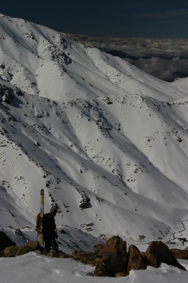 Ski de rando à l'Oukaimeden, Maroc