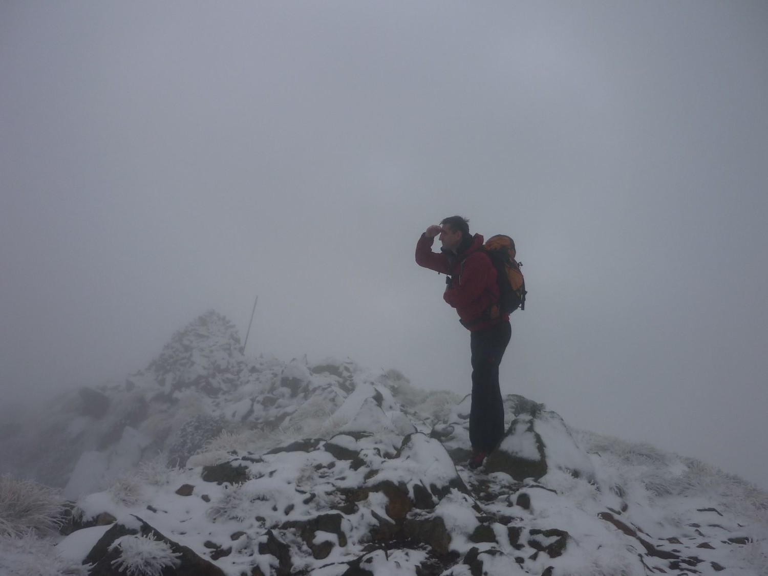Au sommet de la Dent d'Orlu