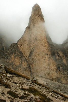 Le Spigolo Giallo de la Cima Piccola (Tre Cime di Lavaredo)