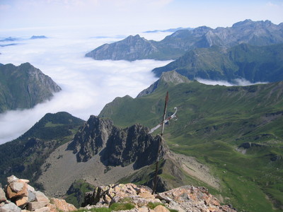 Ossau et mer de nuages Ossau et mer de nuages