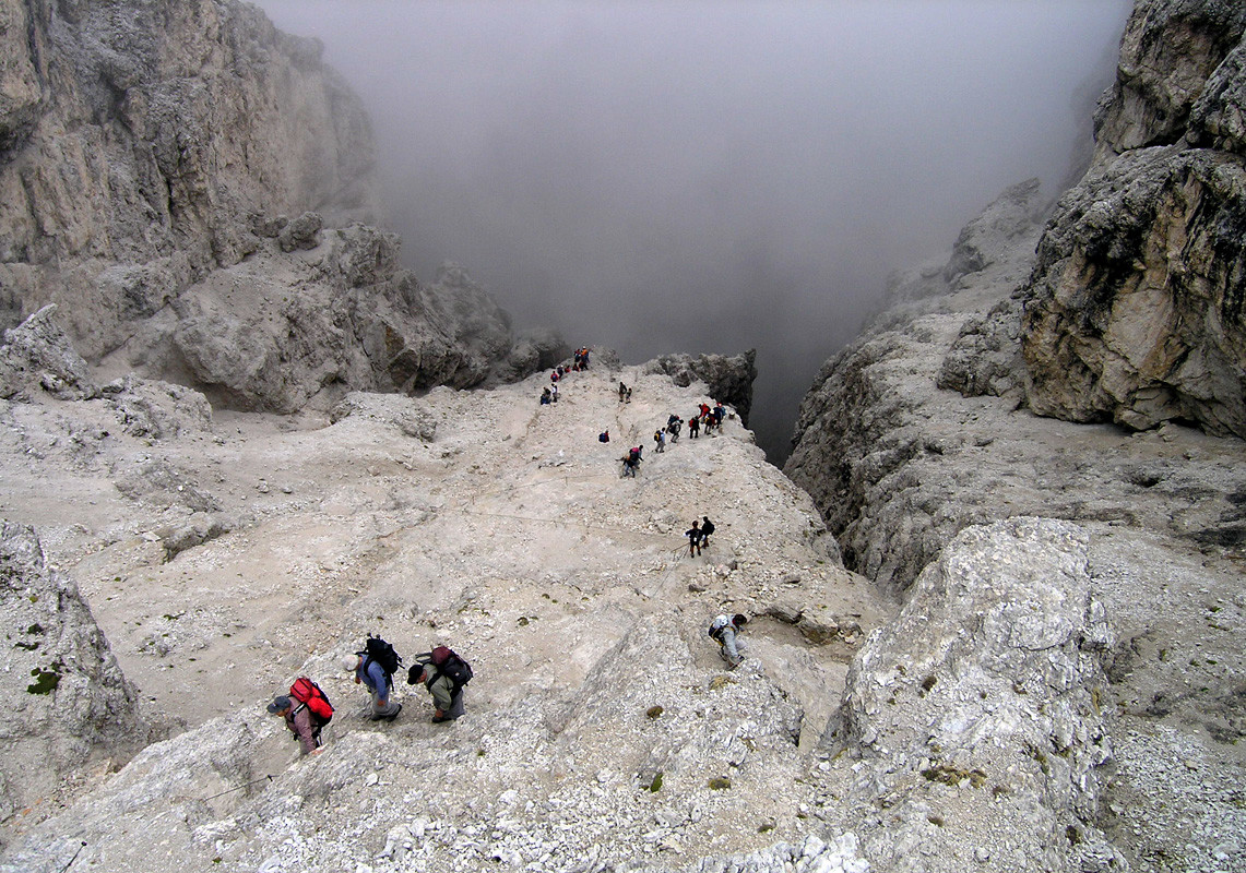 Redescente par le Val Setus