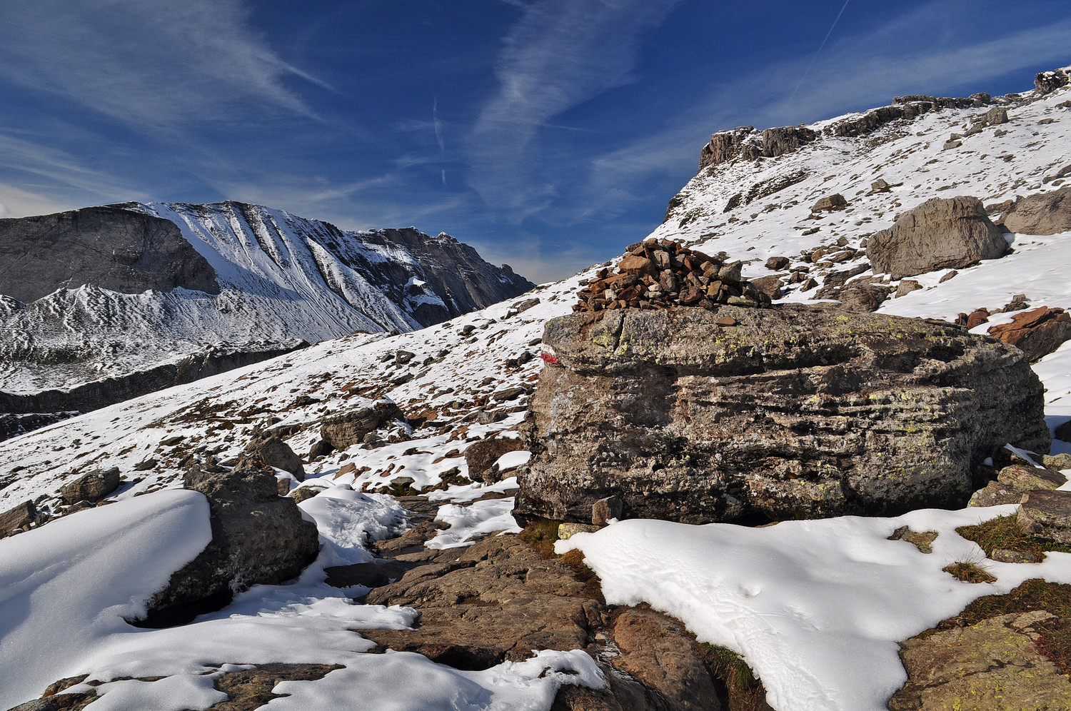 Les Aiguilles de la Pennaz au retour du Bonhomme